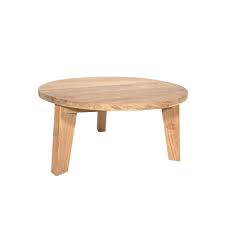Find adjustable height coffee dining table. Round Teak Coffee Table 80cm
