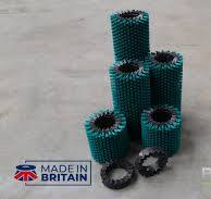 100mm OD / 50mm ID / Stiff Bristle Zig-Zag Cylinder