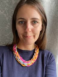 Rainbow Fabric Necklace, T-shirt Yarn Jewellery, Woven Necklace, Boho  Accessories, Unique Gift for Her, Textile Necklace