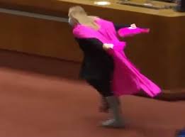 Pamela jiles, diputada chilena, ya ante tal alegría para los congresistas que apoyaban la moción, pamela jiles, del partido humanista, se puso su capa y vincha para empezar a correr como naruto. Diputada Chilena Corre Como Naruto Y Se Vuelve Viral La Noticia