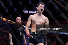 Licensable picture: Chase Hooper celebrates after defeating Mitch Ramirez during UFC Fight Night 281 at Paycom Center in Oklahoma City, Saturday