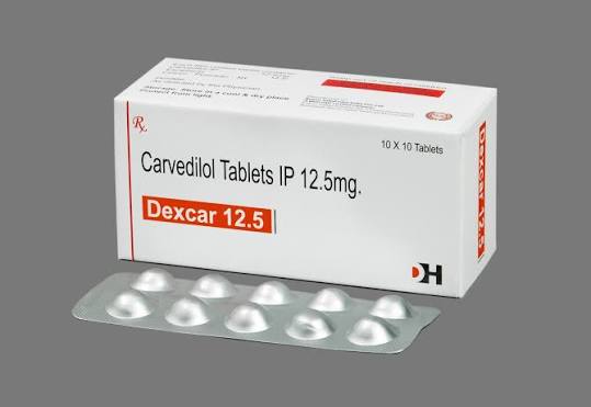 12.5 mg Carvedilol Tablets IP at ₹ 750/box in Vadodara | ID: 24372460630