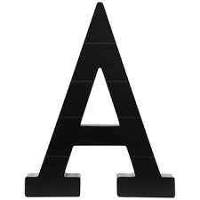 Precision cut and sanded, your decorative letters are easy to paint or stain. Black Letter Wood Wall Decor Hobby Lobby
