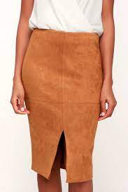 Women elegant slim pencil skirts high waist ladies skirt side split button office ladies bodycon is the brown skirt of camel colour or yellow ochre? Pin Na Doske Get It Together