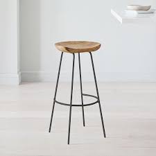 Alden Bar Counter Stools Steel West Elm Counter Stools Steel Stool Wood Bar Stools