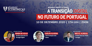 No currículo de carlos oliveira estão já várias atividades: Webinar A Transicao Digital No Futuro De Portugal Iseg