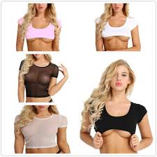 We did not find results for: Women Mesh See Through Bra Bustier Bralette Crop Top T Shirt Transparent Blouse Ebay