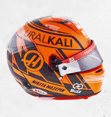 An image purporting to be of max verstappen and pierre gasly's helmets for the 2019 formula 1 season has emerged on social media, suggesting that the dutchman has opted for a radically new design for the upcoming campaign, with a white and red colour scheme hinting at close ties to red. Helmet Design Of Nikita Mazepin Formula1