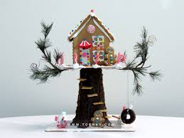 Gingerbread Treehouse Gingerbread House Designs Gingerbread House Decorations Gingerbread House