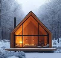 Custom CE 2-Bedroom Triangular-Shaped Prefabricated Modern Light Steel  Frame Villa for Modular Luxury Homes Glamping Dome Design