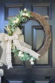 I pulled some wild grapevines from our live privacy fence (a giant wall of trees, vines, and shrubs).; A Fall Grapevine Wreath For Beginners The Crowned Goat