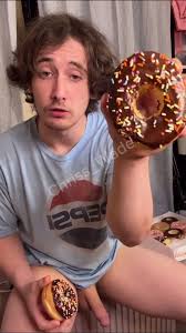 Chris stacks donuts on his dick - ThisVid.com