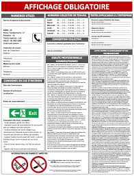 Affiche Obligatoire En Entreprise Word Projet Entreprise