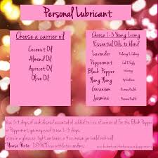 Personal Lubricant With Essential Oils Carrier Oils Young Living Personal Lubricant Young Living Oils