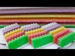 Puding koktel bunga ros via sajiandapurbonda.blogspot.com. Resepi Agar Agar Pelangi Indah Youtube