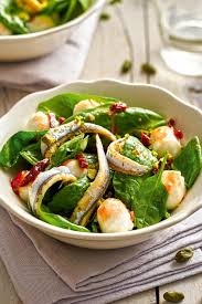 Considera que crudas pueden parecer demasiadas, pero una vez. Recetas Con Espinacas Boquerones Huevos Codorniz Ensalada De Espinacas Frescas Con Boquerones Espinacas Espinacas Recetas Comida Saludable Ensaladas