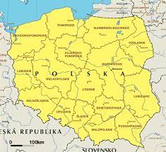 Große karte der laminierten wand. Landkarte Polen Verwaltungsbezirke Weltkarte Com Karten Und Stadtplane Der Welt