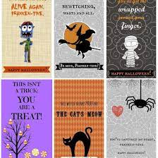 To print on folded cards: Free Printable Halloween Greeting Cards