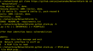 Networkalarm Is A Command Line Tool To Monitor Local Network Traffic For Possible Security Vulnerabilities Warns Vulnerability Cyber Security Network Security