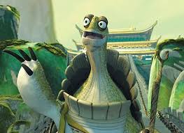 It is likely this type of clothing and its color, as well as his staff, is a sign of leadership for the grandmaster of the valley, as shifugoes on to wear a green wrap after inheriting the title in the wake of oogway's passing. Create Meme Oogway Oogway Kung Fu Panda Pictures Meme Arsenal Com