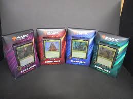 Everything you need to play commander in ikoria is right here. 2019 Commander Set 4 Decks Sealed Magic Mtg Ebay