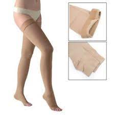 Class 2 Medical Compression Stockings With Toecap 23 32 Mmhg Thigh High Support Compression Stockings Medical Compression Stockings Thigh Highs