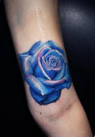 Pin By Shaunn Fox On If I Had You Rose Tattoos Blue Rose Tattoos Rose Tattoo On Arm