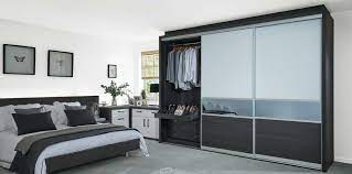 Wardrobes flat pack wardrobes sliding door wardrobes. Sliding Doors Grey Black White Fitted Bedroom Furniture Strachan