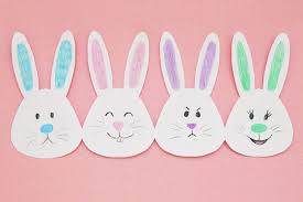Use different colors or patterns of paper for added fun. Rabbit Craft Template Insymbio