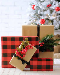 Christmas Wrapping Paper Buffalo Check Wrapping Paper Plaid Wrapping Paper Gift Wrap Black An Buffalo Check Christmas Christmas Gift Wrapping Gift Wrapping