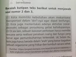 Kalimat Bermajas Dalam Teks Tersebut Ditunjukan Dengan Nomor A 1 B 2 C 3 D 4 Brainly Co Id