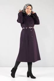 Beli Kemerli Kase Palto Mvc802k Mor Mor Mont Belle