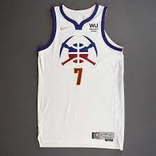 Click add to cart and order it now! Facundo Campazzo Denver Nuggets Game Worn Earned Edition Jersey 2020 21 Nba Season Nba Auctions