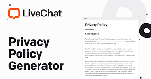 The ccpa takes the united states closer to the sort of strict privacy regime that has existed for many years in the eu. Free Privacy Policy Generator Livechat Tools