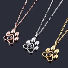 There is a hexagram shaped print as a pendant, and there. Custom Pet Projection Memorial Keychain And Necklace Super Pet Deal