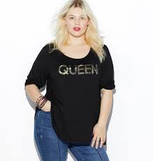 Camo Queen Swing Tee Plus Size Tee Loralette