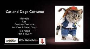 Cat And Dogs Costume Meihejia Cat Cowboy Costume Hat Funny Costume For Cats Small Dogs Dog Costume Cat Costumes Funny Costumes