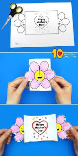 Make a super cute homemade diy mothers day card using cupcake liners and pom poms! Intentional Living Personal Spiritual Growth Happy Mother S Day Card Mothers Day Card Template Mothers Day Crafts For Kids