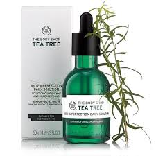 The body shop is celebrating it's 20th anniversary of the tea tree oil. The Body Shop Tea Tree Anti Imperfection Daily Solution Shajgoj