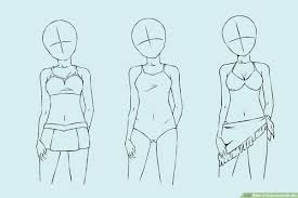Let's begin with the head, sketching the features of the face using the crosshair on the face. 4 Ways To Draw An Anime Girl Wikihow