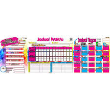 Cara menghias jadual waktu kelas. Cikgubannerti Online Shop Shopee Malaysia