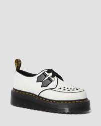 The only thing tougher than a docs boot is the person wearing it. Sidney Leather Creeper Platform Shoes Dr Martens