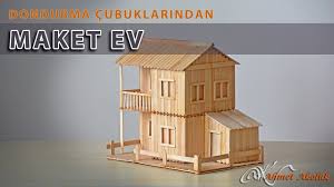 Building a cardboard house from scratch may seem like a big project for a beginner, but a sound blueprint and the right plan can make this much easier. Dondurma Cubuklarindan Maket Ev Youtube