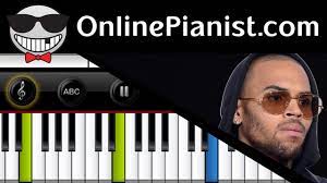 Chris Brown Forever Piano Tutorial Piano Tutorial Chris Brown Piano
