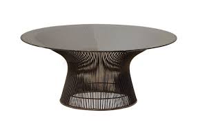 You don't want to clutter your space, but properly placed accents and decor go a long way to elevate a space. Platner 36 Bronze Coffee Table Hivemodern Com