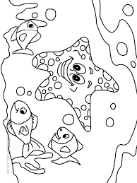 Animasi bintang laut desktop wallpaper gambar png. Creatures Great And Small Sea Prints To Color Recherche Google Halaman Mewarnai Drawing Lessons Sketsa Hewan