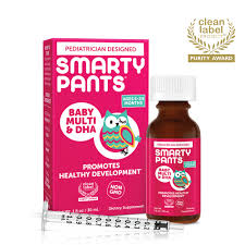This increases to 50 mg per day when they're between the ages of six months to a year. Smartypants Baby Multivitamin With Dha Amp Lutein 30ml Walmart Com Walmart Com