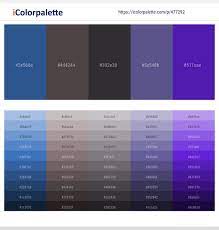 Grey blue and purple color schemes. 20 Latest Color Schemes With Dim Gray And Blue Violet Color Tone Combinations 2021 Icolorpalette