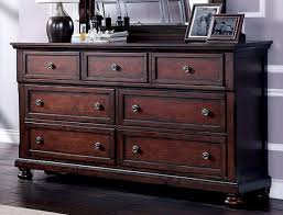 The whole is based on high legs, has plenty of. Wells Dark Cherry Wood Dresser W Hidden Drawer By Furniture Of America