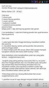 Kuih koci santan ini lain dari yang lain kerana tidak perlu dikukus. Resepi Kuih Goyang Tanpa Santan